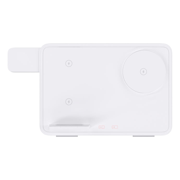 C30 15W 3 in 1 Magnetic Wireless Charger with Night Light(White) by buy2fix