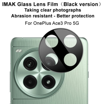 For OnePlus Ace 3 imak Rear Camera Lens Glass Film Black Version - Other by imak | Online Shopping UK | buy2fix