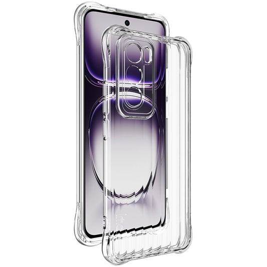 For OPPO Reno12 Pro Global IMAK Corrugated Texture Airbag TPU Phone Case(Transparent) - OPPO Cases by imak | Online Shopping UK | buy2fix