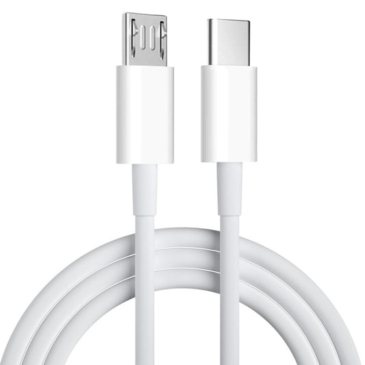 USB-C / Type-C to Micro USB Charging Data Cable, Length: 1m - Multifunctional Cable by buy2fix | Online Shopping UK | buy2fix