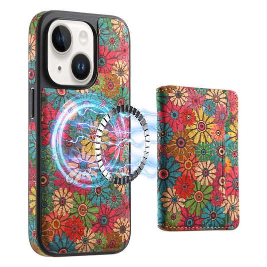 For iPhone 13 MagSafe Detachable Card Slot Holder Phone Case(Green) by buy2fix