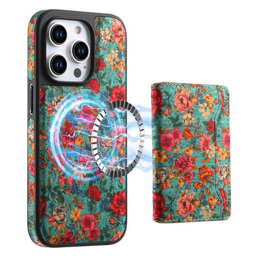 For iPhone 13 Pro MagSafe Detachable Card Slot Holder Phone Case(Blue) by buy2fix