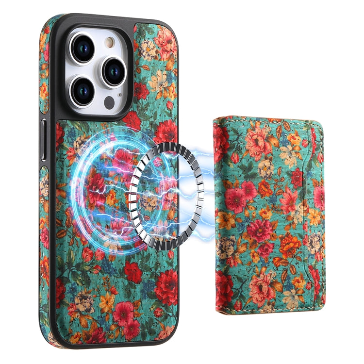 For iPhone 13 Pro Max MagSafe Detachable Card Slot Holder Phone Case(Blue) by buy2fix