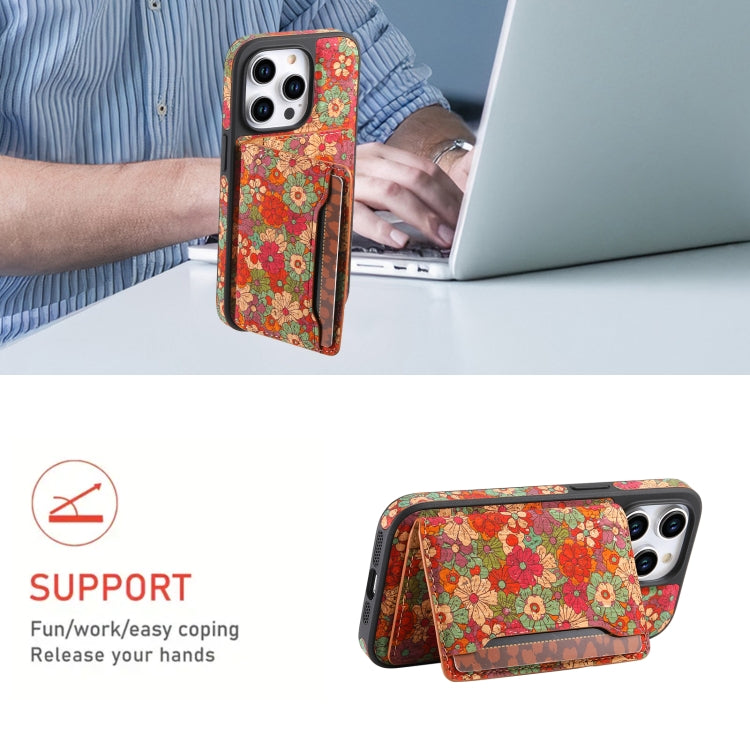 For iPhone 13 Pro Max MagSafe Detachable Card Slot Holder Phone Case(Red) - iPhone 13 Pro Max Cases by buy2fix | Online Shopping UK | buy2fix