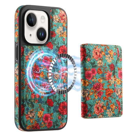 For iPhone 14 MagSafe Detachable Card Slot Holder Phone Case(Blue) by buy2fix