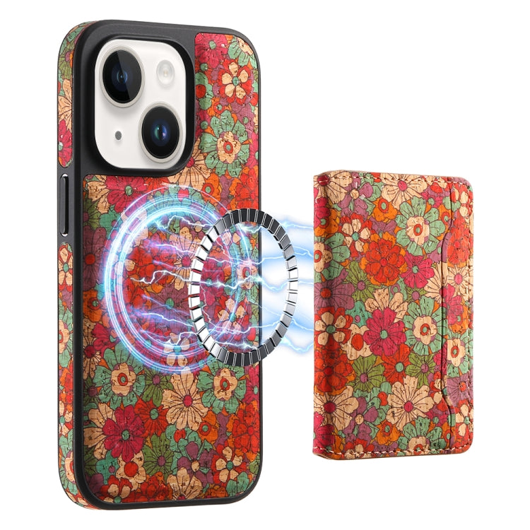 For iPhone 14 MagSafe Detachable Card Slot Holder Phone Case(Red) - iPhone 14 Cases by buy2fix | Online Shopping UK | buy2fix