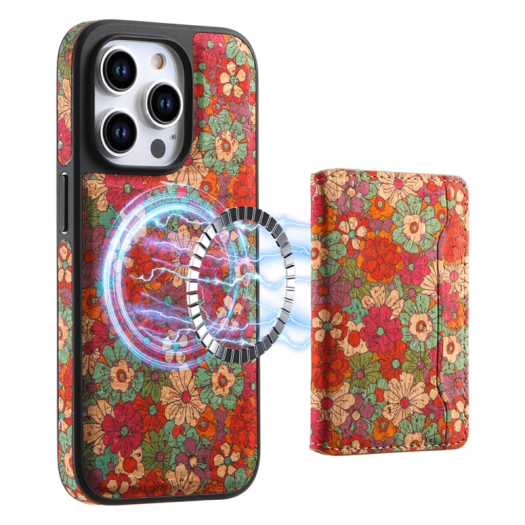 For iPhone 15 Pro Max MagSafe Detachable Card Slot Holder Phone Case(Red) - iPhone 15 Pro Max Cases by buy2fix | Online Shopping UK | buy2fix