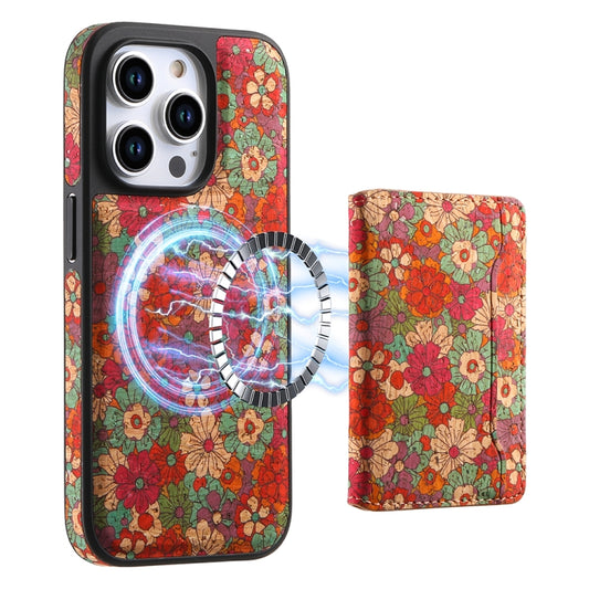 For iPhone 15 Pro Max MagSafe Detachable Card Slot Holder Phone Case(Red) - iPhone 15 Pro Max Cases by buy2fix | Online Shopping UK | buy2fix