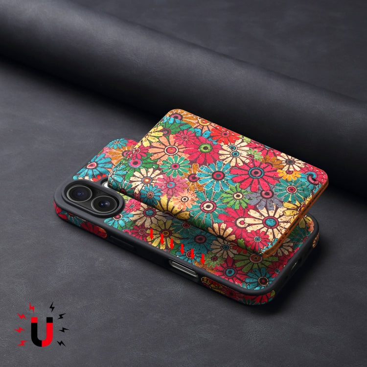 For iPhone 16 MagSafe Detachable Card Slot Holder Phone Case(Green) - iPhone 16 Cases by buy2fix | Online Shopping UK | buy2fix