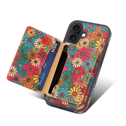 For iPhone 16 MagSafe Detachable Card Slot Holder Phone Case(Green) - iPhone 16 Cases by buy2fix | Online Shopping UK | buy2fix