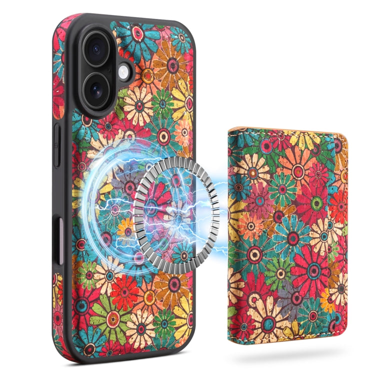 For iPhone 16 MagSafe Detachable Card Slot Holder Phone Case(Green) - iPhone 16 Cases by buy2fix | Online Shopping UK | buy2fix