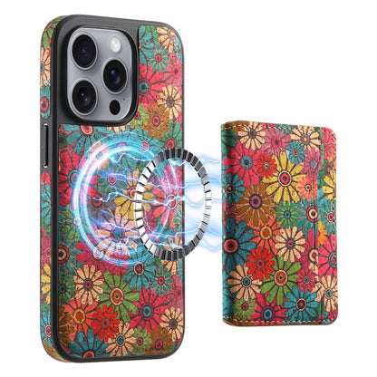 For iPhone 16 Pro MagSafe Detachable Card Slot Holder Phone Case(Green) by buy2fix