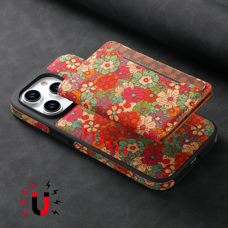 For iPhone 16 Pro MagSafe Detachable Card Slot Holder Phone Case(Red) by buy2fix