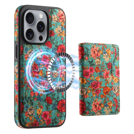 For iPhone 16 Pro Max MagSafe Detachable Card Slot Holder Phone Case(Blue) by buy2fix