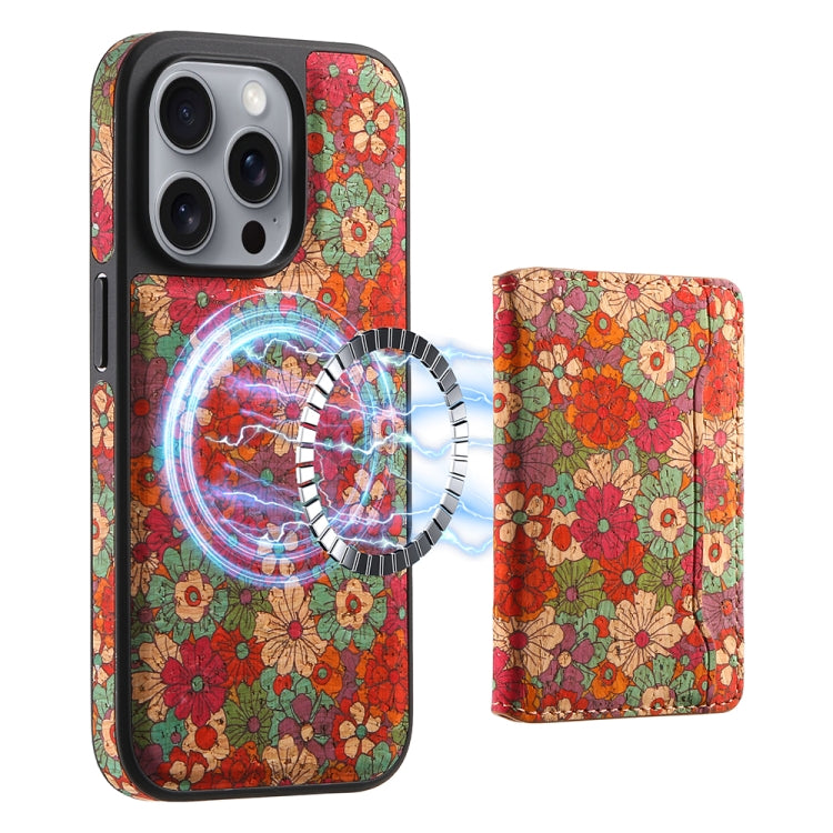 For iPhone 16 Pro Max MagSafe Detachable Card Slot Holder Phone Case(Red) by buy2fix