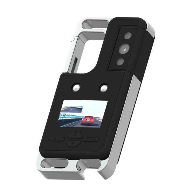 D6 2K Acoustic and Visual Distress Signal Cycling SOS Recorder with Light(Black) by buy2fix