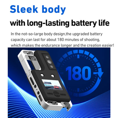 D6 2K Acoustic and Visual Distress Signal Cycling SOS Recorder with Light(Black) by buy2fix