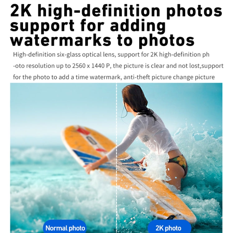 D6 2K Acoustic and Visual Distress Signal Cycling SOS Recorder with Light(Black) by buy2fix