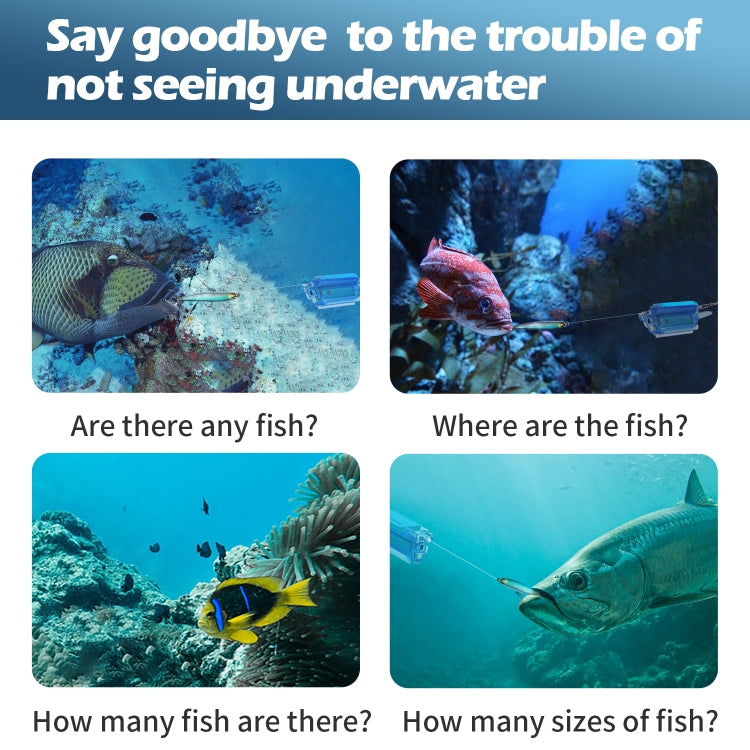 Lure 1080P Wireless Underwater Fishing Video Camera with Loop Recording / APP Remote Control(Blue) by buy2fix