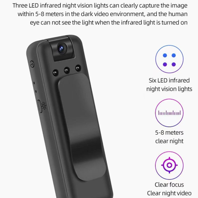 A14 HD Infrared Night Vision WiFi Motion Recorder(Black) by buy2fix