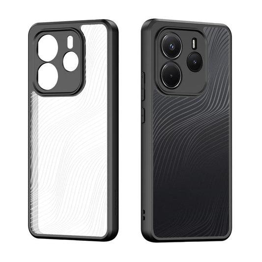 For Redmi Note 14 4G 163.25mm DUX DUCIS Aimo Series TPU + PC Frosted Feel Phone Case(Black) - Note 14 Cases by DUX DUCIS | Online Shopping UK | buy2fix
