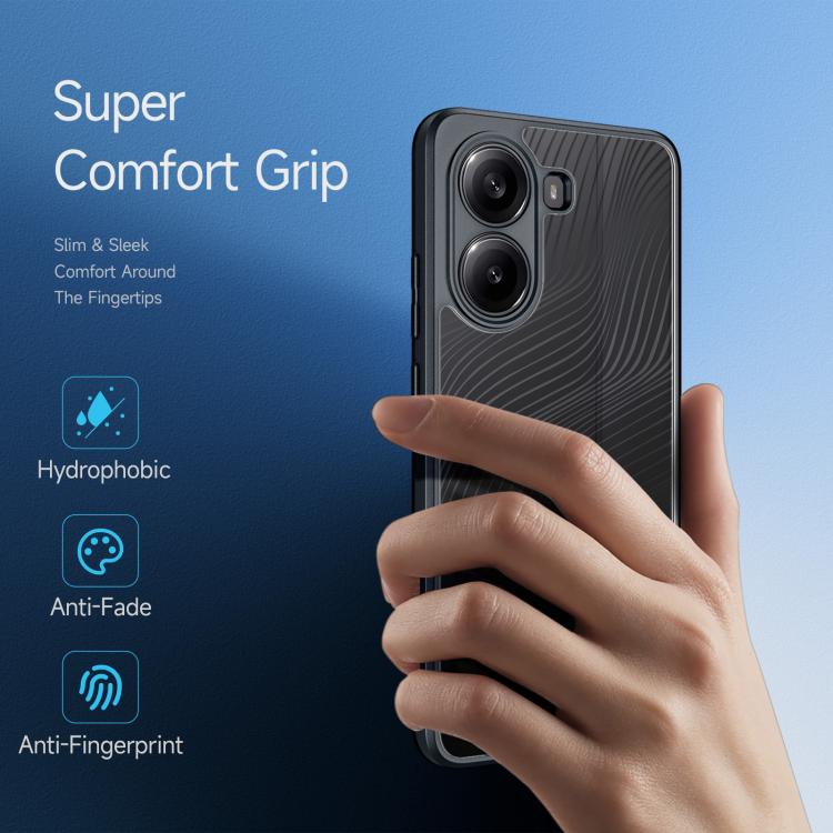 For Redmi Turbo 4 DUX DUCIS Aimo Series TPU + PC Frosted Feel Phone Case(Black) - Xiaomi Cases by DUX DUCIS | Online Shopping UK | buy2fix