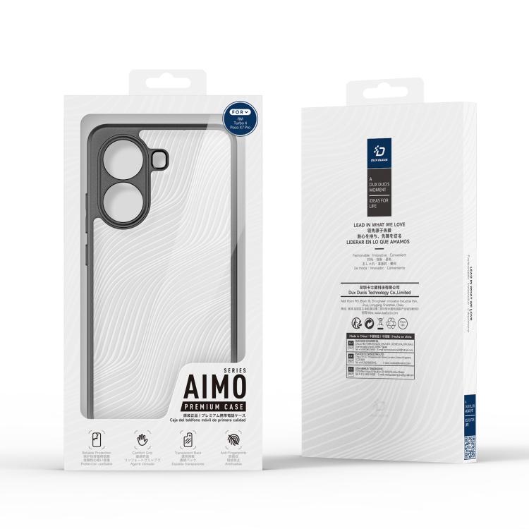For Redmi Turbo 4 DUX DUCIS Aimo Series TPU + PC Frosted Feel Phone Case(Black) - Xiaomi Cases by DUX DUCIS | Online Shopping UK | buy2fix