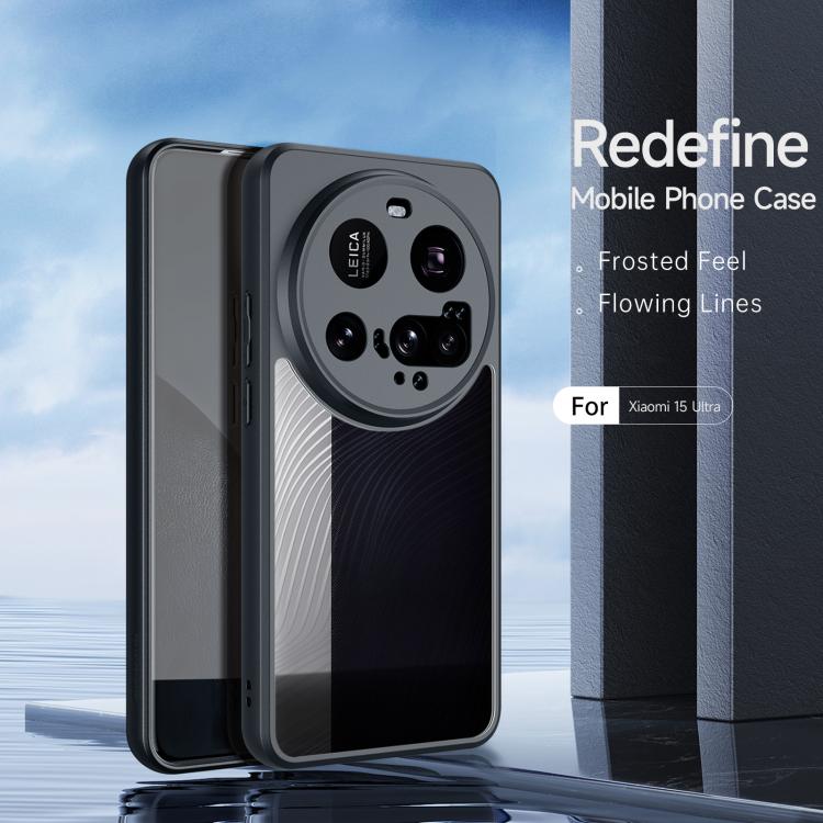For Xiaomi 15 Ultra DUX DUCIS Aimo Series TPU + PC Frosted Feel Phone Case(Black) - 15 Ultra Cases by DUX DUCIS | Online Shopping UK | buy2fix
