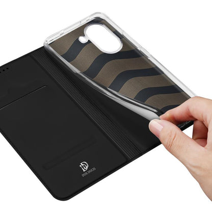 For Redmi Turbo 4 DUX DUCIS Skin Pro Series Flip Leather Phone Case(Black) - Xiaomi Cases by DUX DUCIS | Online Shopping UK | buy2fix