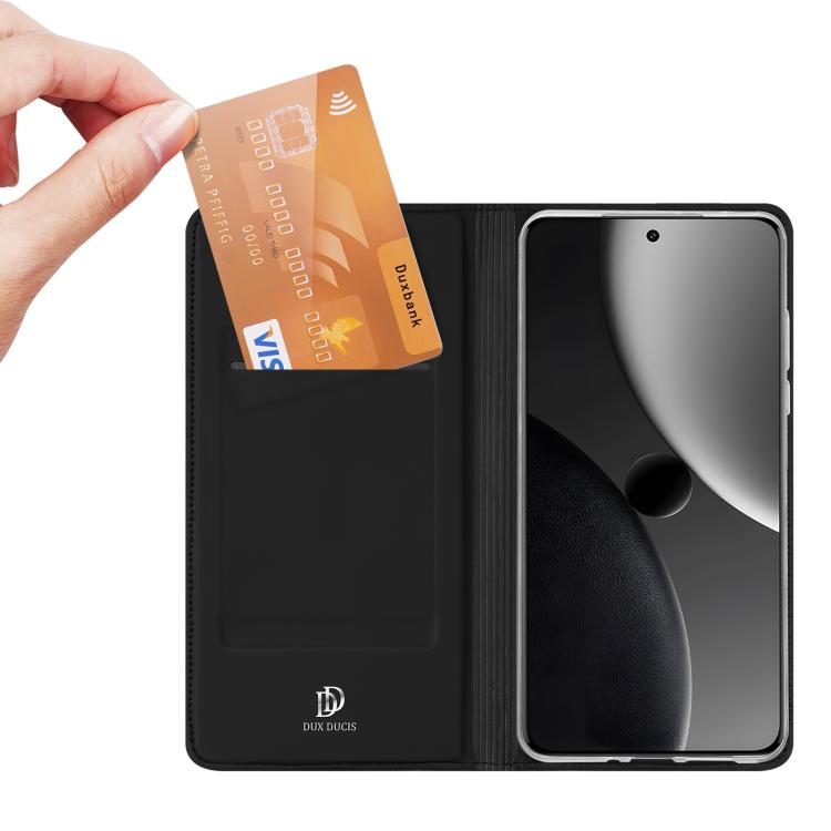 For Xiaomi 15 Ultra DUX DUCIS Skin Pro Series Flip Leather Phone Case(Black) - 15 Ultra Cases by DUX DUCIS | Online Shopping UK | buy2fix