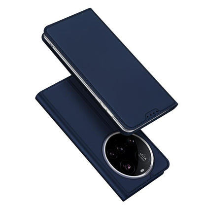 For Xiaomi 15 Ultra DUX DUCIS Skin Pro Series Flip Leather Phone Case(Blue) - 15 Ultra Cases by DUX DUCIS | Online Shopping UK | buy2fix