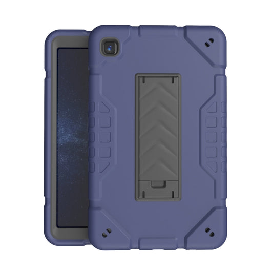 For Samsung Galaxy Tab A7 Lite Armor Holder Silicone Hybrid PC Tablet Case(Navy Blue Black) - Tab A7 Lite T220 / T225 by buy2fix | Online Shopping UK | buy2fix