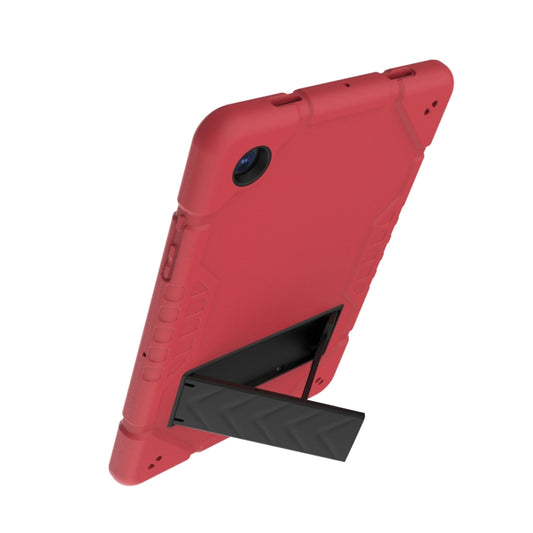 For Samsung Galaxy Tab A8 Armor Holder Silicone Hybrid PC Tablet Case(Red Black) - Other Galaxy Tab PC by buy2fix | Online Shopping UK | buy2fix