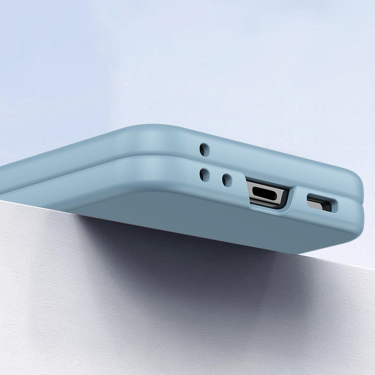 For Motorola Razr 50 Integrated PC Skin Feel Shockproof Phone Case(Sky Blue) by buy2fix