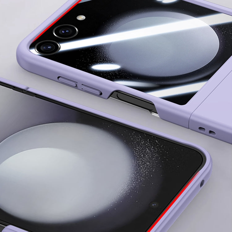 For Motorola Razr 50 Integrated PC Skin Feel Shockproof Phone Case(White) by buy2fix