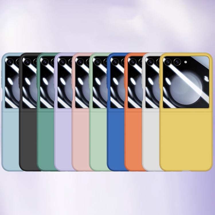 For Motorola Razr 50 Integrated PC Skin Feel Shockproof Phone Case(Blue) by buy2fix