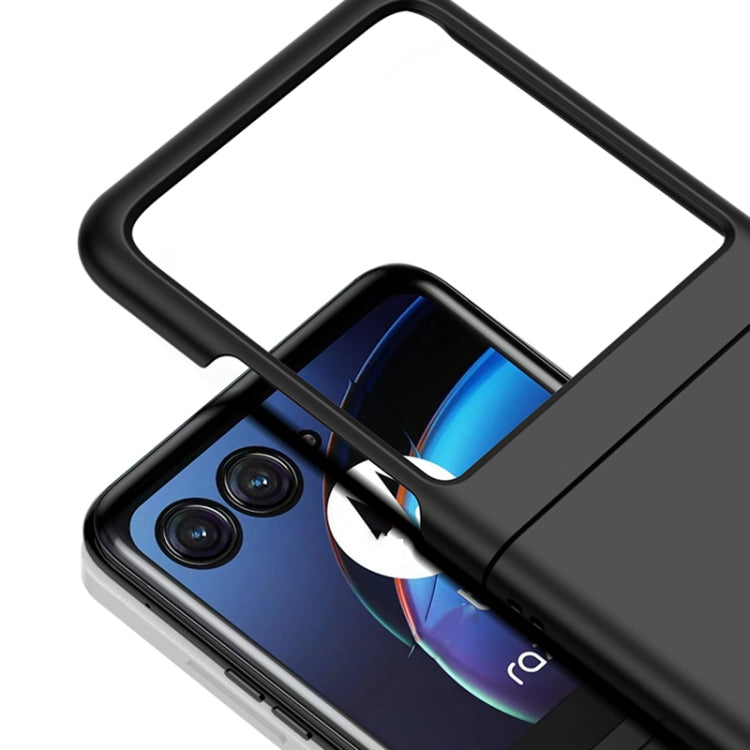 For Motorola Razr 40 Ultra Integrated PC Skin Feel Shockproof Phone Case(White) by buy2fix