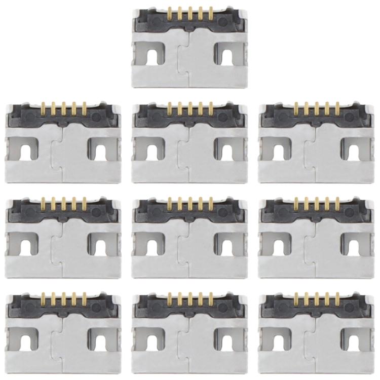 For Lenovo Tab 3 10 Plus TB-X103F 10pcs Charging Port Connector - Tail Connector by buy2fix | Online Shopping UK | buy2fix