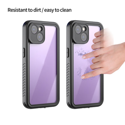 For iPhone 14 RedPepper Shockproof IP68 Waterproof PC + TPU Protective Case(Black) - iPhone 14 Cases by RedPepper | Online Shopping UK | buy2fix