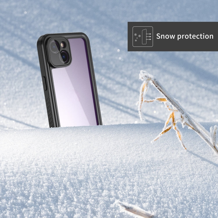For iPhone 14 RedPepper Shockproof IP68 Waterproof PC + TPU Protective Case(Black) - iPhone 14 Cases by RedPepper | Online Shopping UK | buy2fix