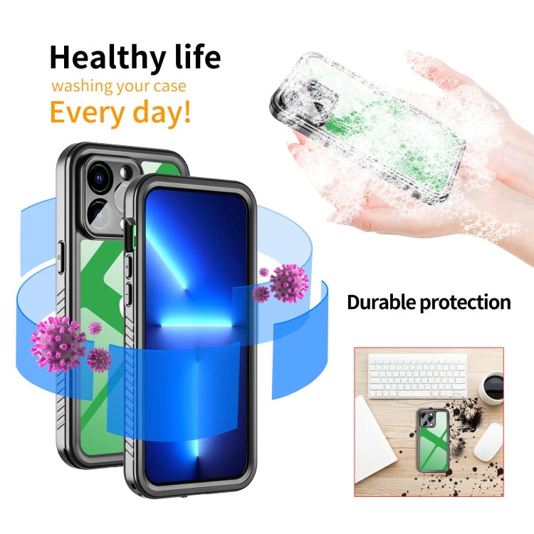 For iPhone 14 Pro Max RedPepper Shockproof IP68 Waterproof PC + TPU Protective Case(Black) - iPhone 14 Pro Max Cases by RedPepper | Online Shopping UK | buy2fix