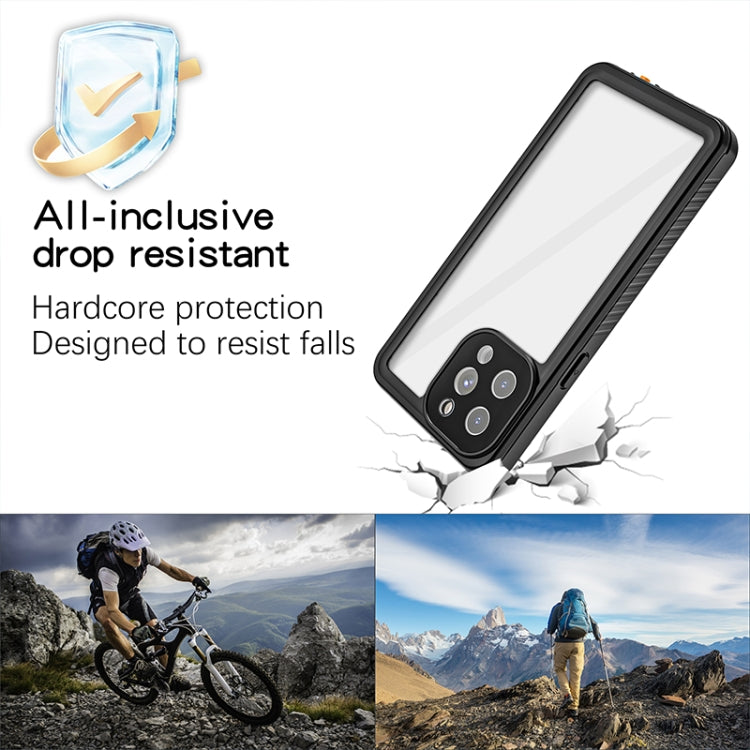 For iPhone 13 Pro Max RedPepper Shockproof IP68 Waterproof PC + TPU Protective Case(Black) - iPhone 13 Pro Max Cases by RedPepper | Online Shopping UK | buy2fix