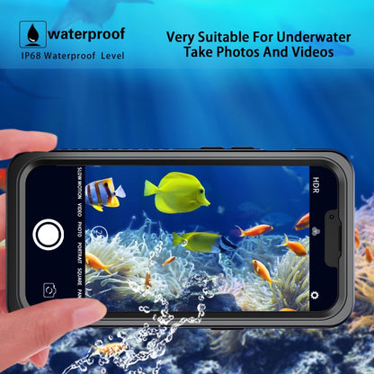 For iPhone 13 RedPepper Shockproof IP68 Waterproof PC + TPU Protective Case(Black) - iPhone 13 Cases by RedPepper | Online Shopping UK | buy2fix