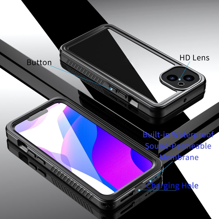 For iPhone 13 RedPepper Shockproof IP68 Waterproof PC + TPU Protective Case(Black) - iPhone 13 Cases by RedPepper | Online Shopping UK | buy2fix