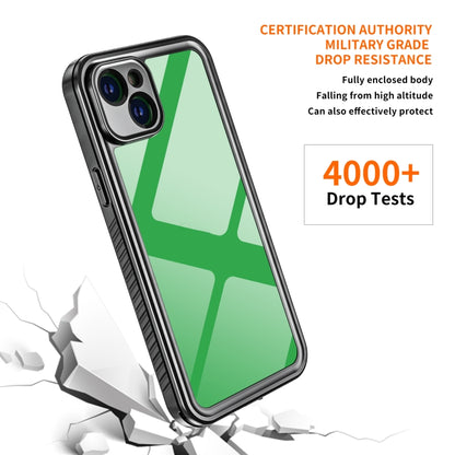 For iPhone 14 Plus RedPepper Shockproof IP68 Waterproof PC + TPU Protective Case(Black) - iPhone 14 Plus Cases by RedPepper | Online Shopping UK | buy2fix