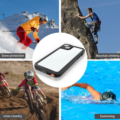 For iPhone 15 Plus RedPepper Shockproof IP68 Waterproof PC + TPU Protective Case(Black) - iPhone 15 Plus Cases by RedPepper | Online Shopping UK | buy2fix