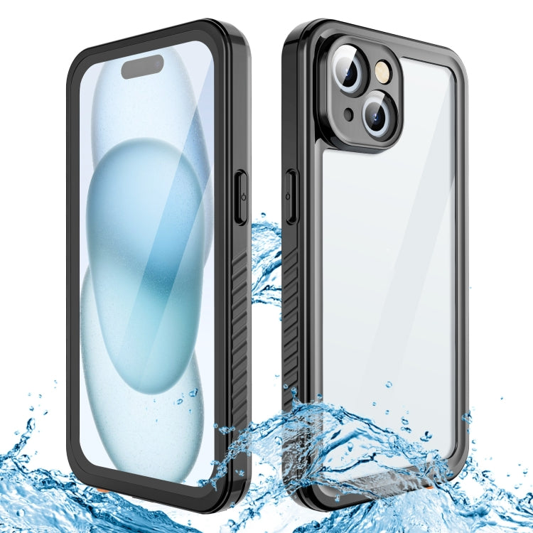 For iPhone 15 RedPepper Shockproof IP68 Waterproof PC + TPU Protective Case(Black) - iPhone 15 Cases by RedPepper | Online Shopping UK | buy2fix