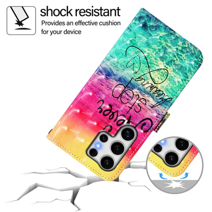 For Samsung Galaxy S25 Ultra 5G 3D Painting Horizontal Flip Leather Phone Case(Chasing Dreams) by buy2fix