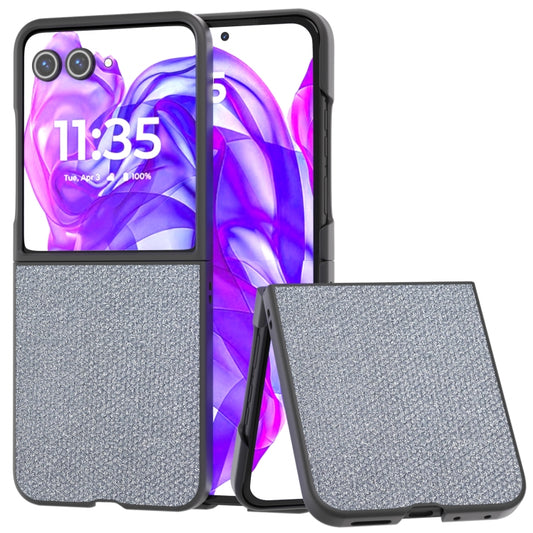 For Motorola Razr 50 Ultra Diamond Series Black Edge Phone Case(Black) - Motorola Cases by buy2fix | Online Shopping UK | buy2fix