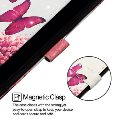 For Ulefone Note 14 3D Painting Horizontal Flip Leather Phone Case(Rose Butterfly) by buy2fix